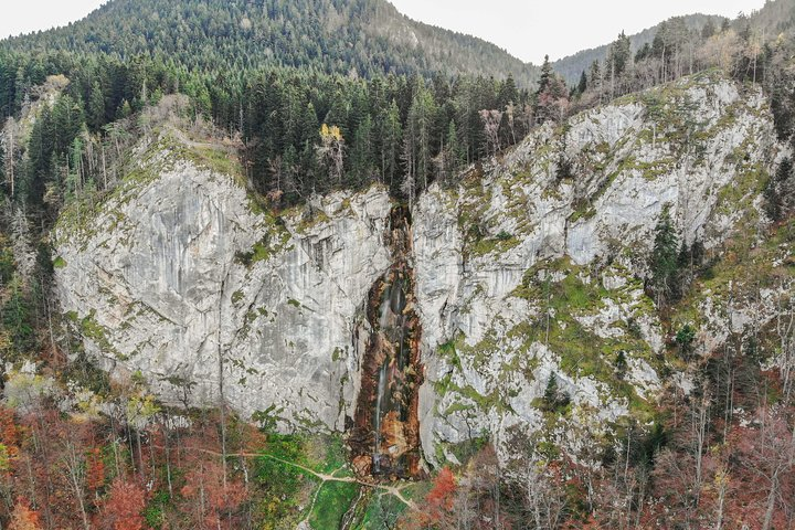 Skakavac Waterfall captured by Drone